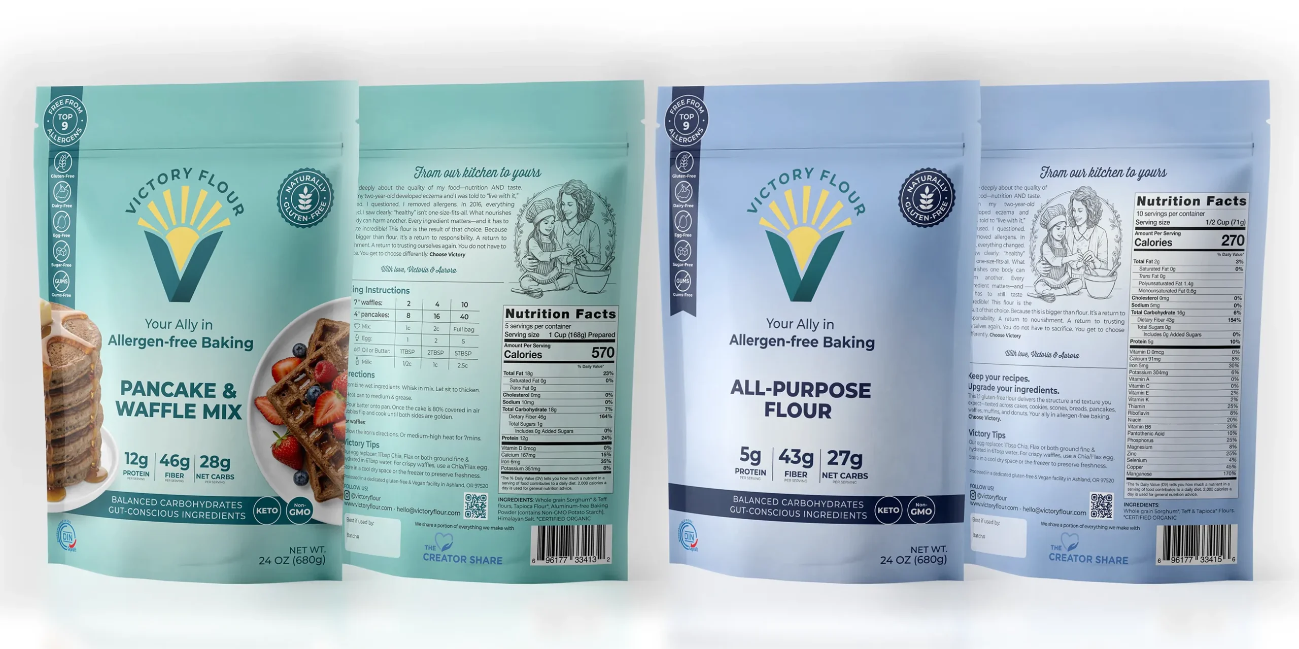Victory Flour Pouch